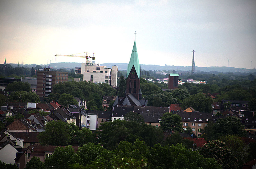 Von hier hat man einen phantastischen Blick auf die City von Wanne. © Stadt Herne, Horst Martens