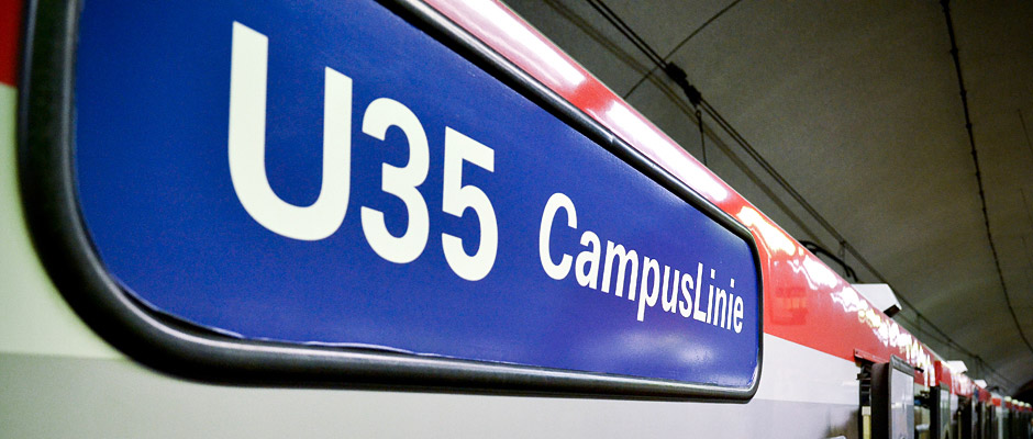 Die "U35 CampusLinie" bringt die Studenten schnell zu ihrem neuen Zuhause in Herne. © Stadt Herne, Thomas Schmidt