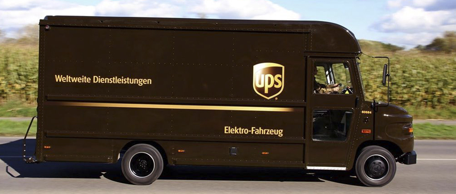 Ein Fahrzeug von UPS©UPS