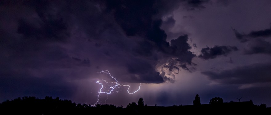Der Wetterdienst warnt vor Sturm. ©Frank Dieper.