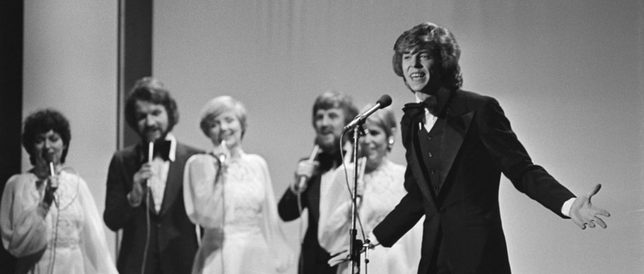 Jürgen Marcus beim Eurovision-Song-Contest 1976. © Nationaal Archief, Den Haag, Rijksfotoarchief: Fotocollectie Algemeen Nederlands Fotopersbureau (ANEFO),