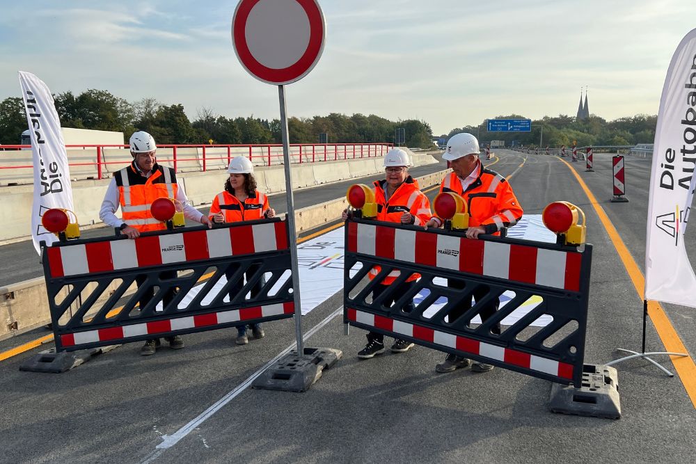 2_Absperrung_Vier neue Brücken im Kreuz Herne_Autobahn GmbH